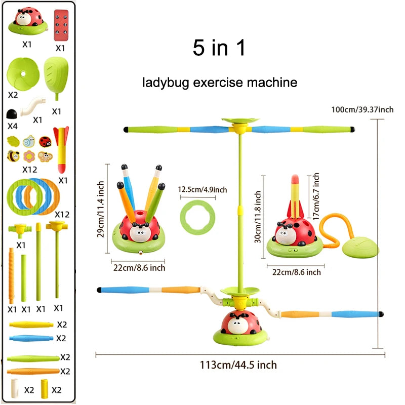 Ladybug Multifunctional Sport & Play Set - Fun & Active Play for Kids