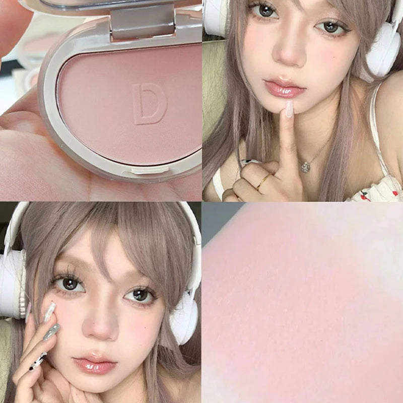 DaimAnpu Monochrome Honey Powder Blusher – High Gloss, Natural Brightening, Rouge & Setting Powder Cream