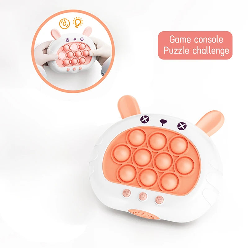 Electronic Pop Quick Push Bubbles Game Machine