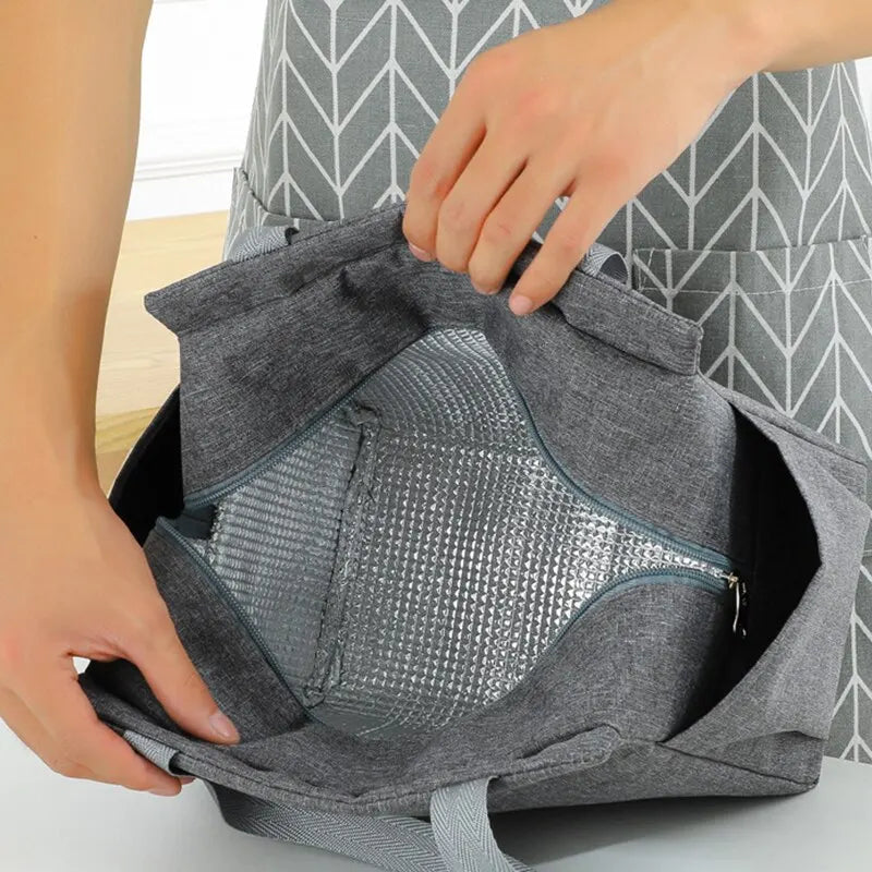 Large Capacity Portable Cooler Bag – Oxford Insulated Thermal Lunch Bag
