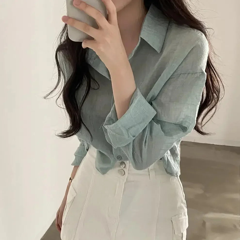 Casual Loose-Fit Shirt – Lightweight Chic