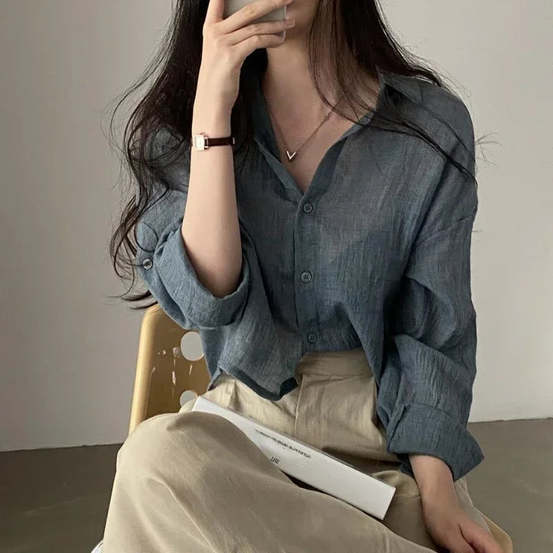 Casual Loose-Fit Shirt – Lightweight Chic