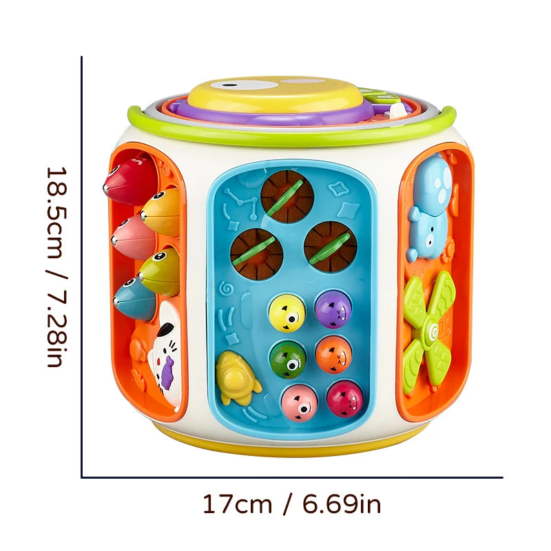 Baby Puzzle Multifunctional Toy with Music, Light, and Educational Features