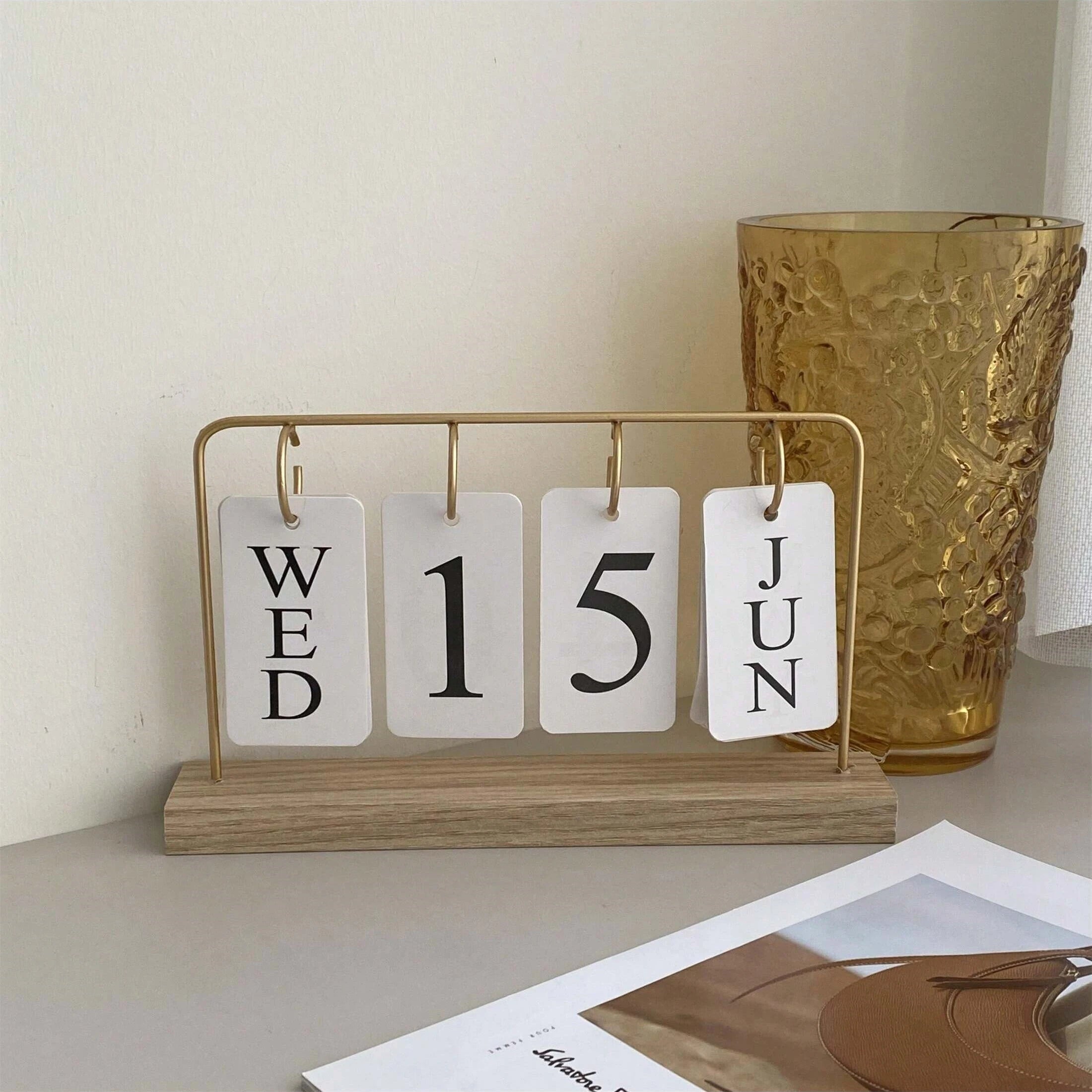 Creative Mini DIY Desktop Calendar – Cute Desk Decoration & Home Decor