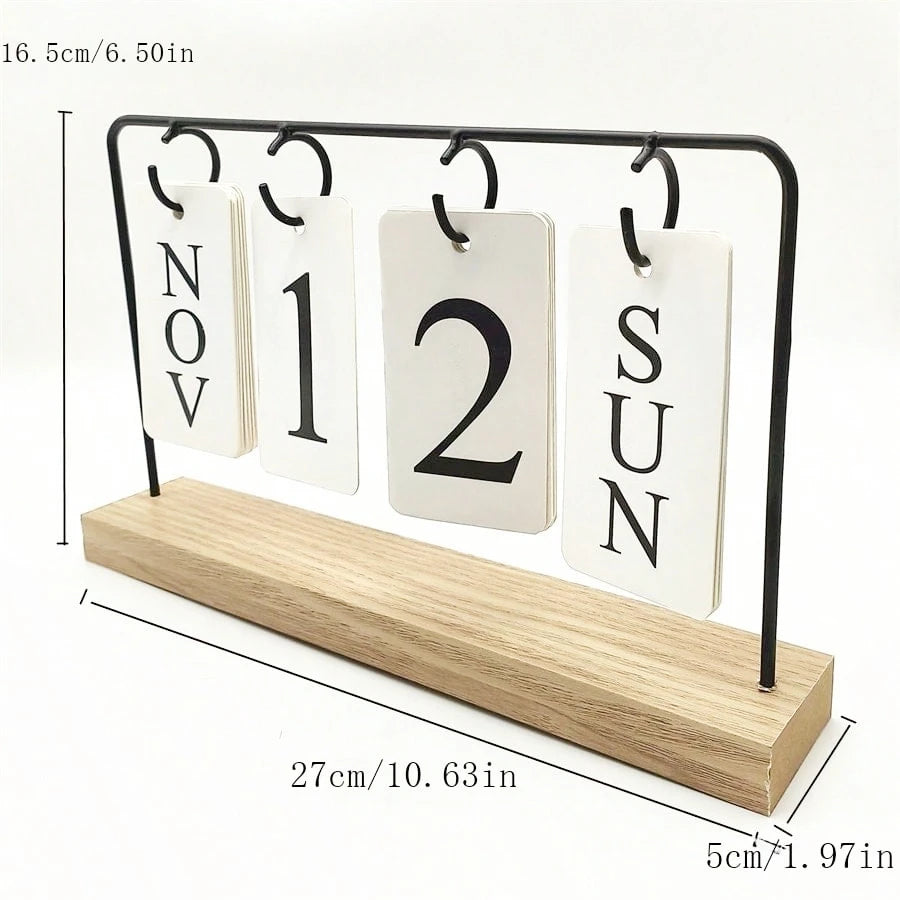 Creative Mini DIY Desktop Calendar – Cute Desk Decoration & Home Decor