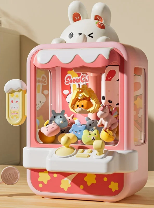 Dino & Bunny Claw Machine Toy – Fun Grab Game for Kids