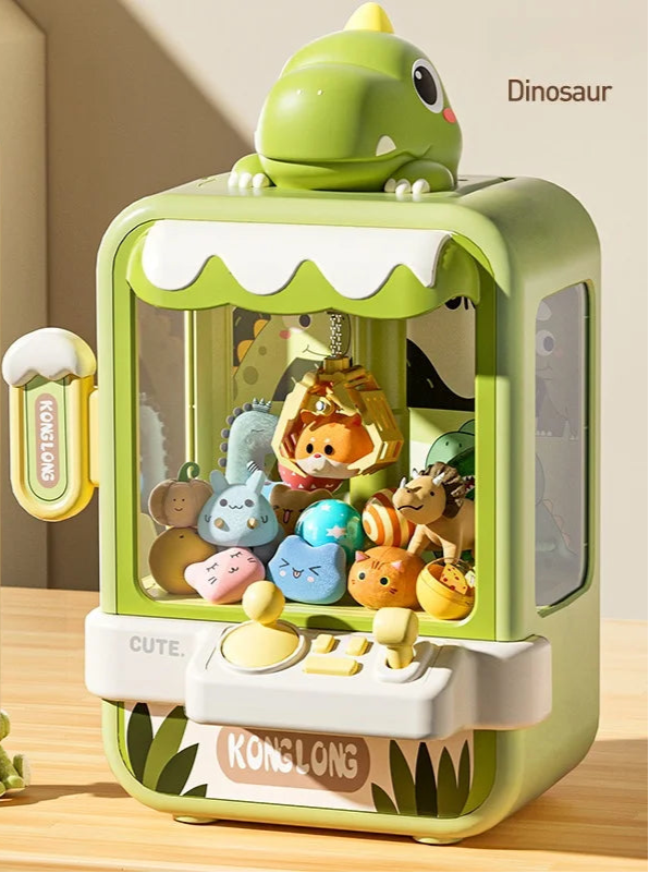 Dino & Bunny Claw Machine Toy – Fun Grab Game for Kids