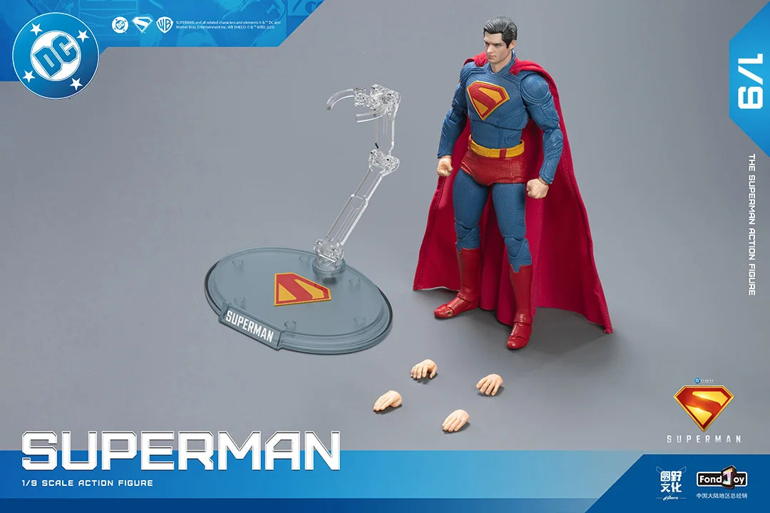 New Fondjoy Superman Action Figure 1/9 New Superman Figure 2025