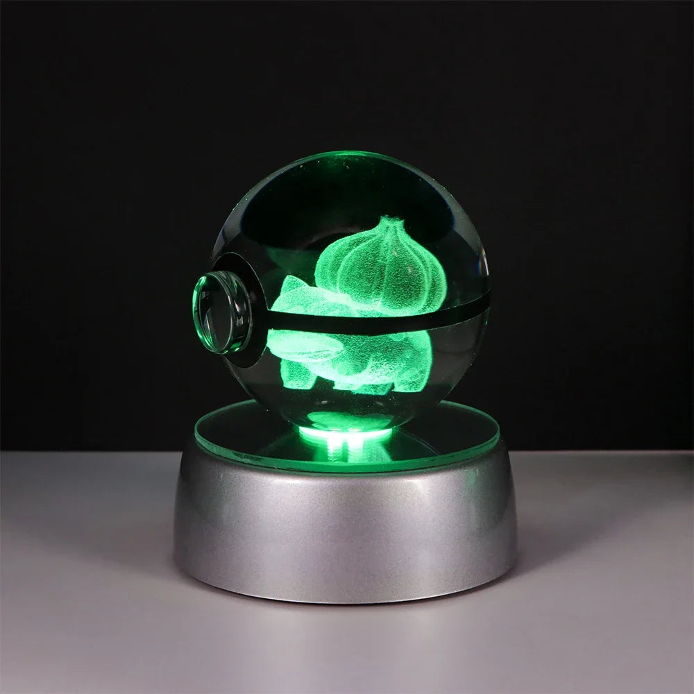 Pokémon LED Crystal PokeBall – Legendary Night Light Edition