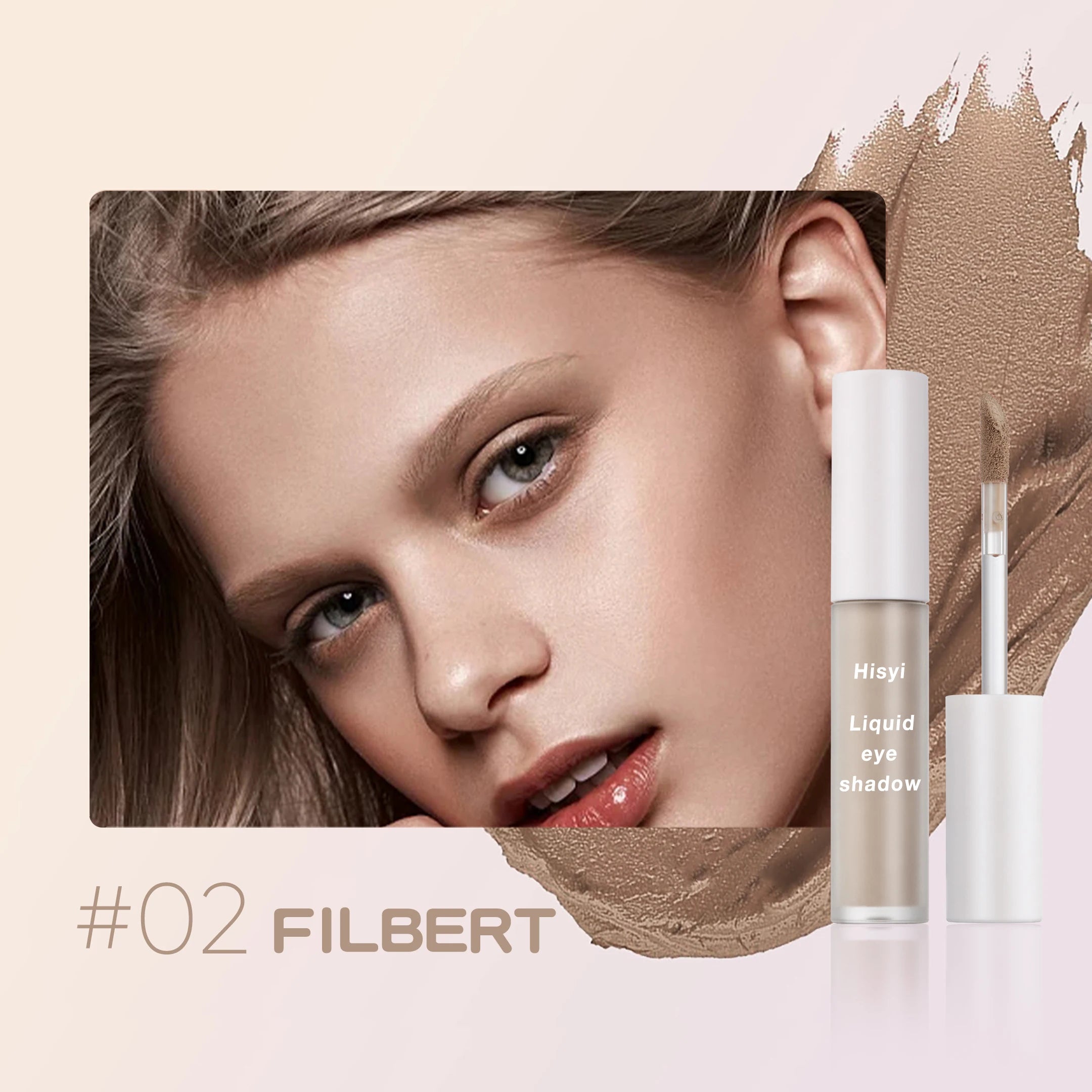 Hydrating Matte Liquid Eyeshadow – Four Earth Tones, Long-Lasting with Silky Smooth Application
