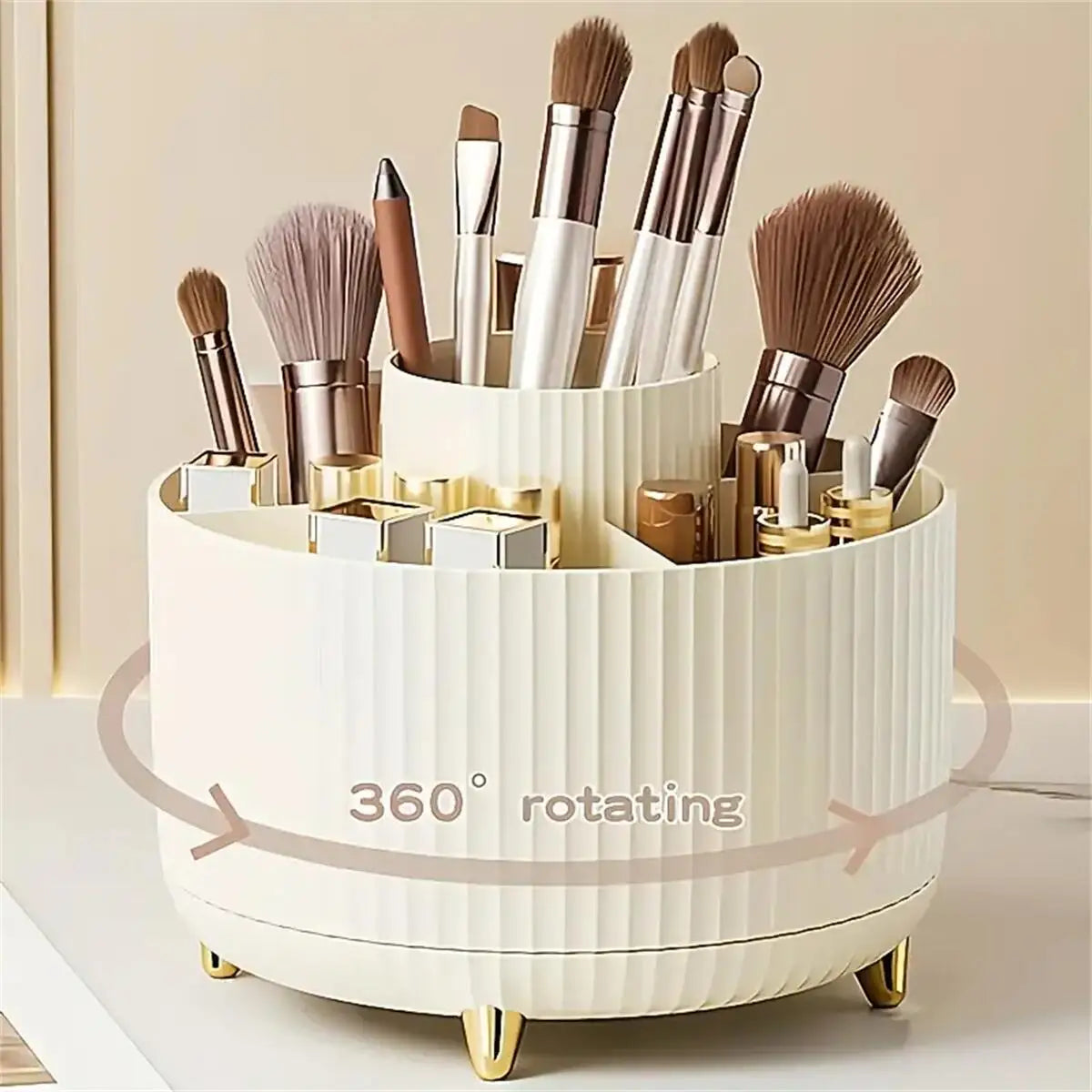 360° Rotating Makeup Organiser – Keep Your Cosmetics Neat and Accessible