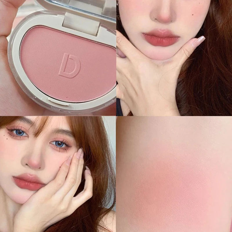 DaimAnpu Monochrome Honey Powder Blusher – High Gloss, Natural Brightening, Rouge & Setting Powder Cream