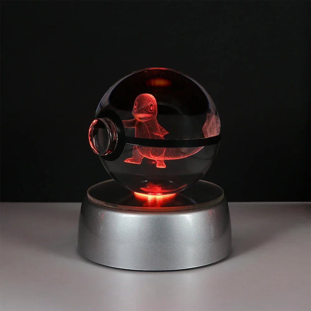 Pokémon LED Crystal PokeBall – Legendary Night Light Edition