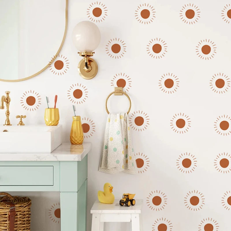 Boho Hearts Wall Stickers – Creative Vinyl Decals for Home Decor