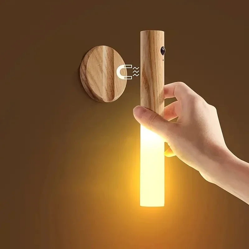 Intelligent Motion-Sensing LED Night Light - Rechargeable Lamp