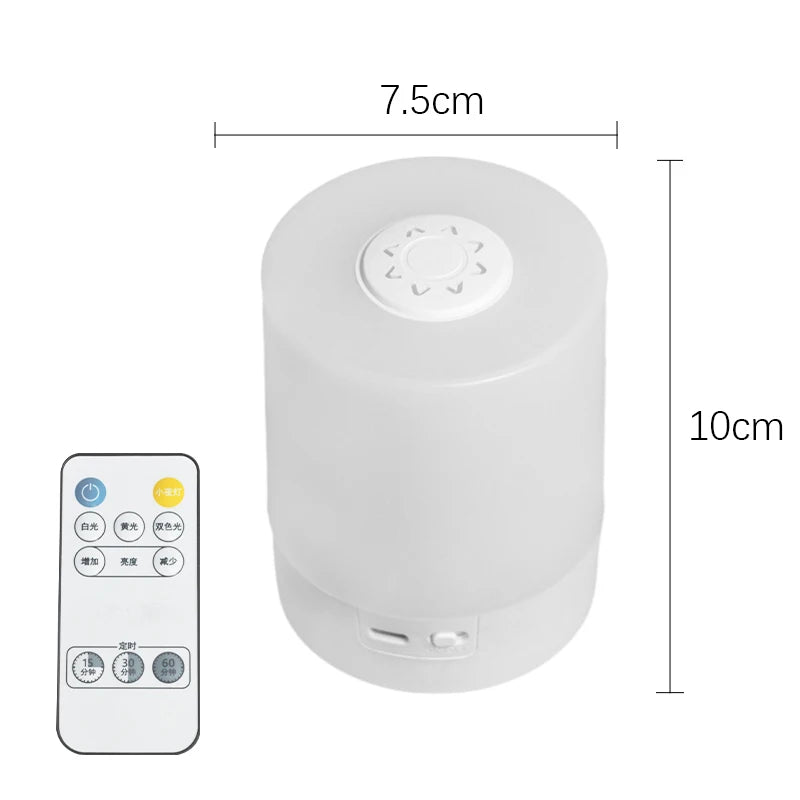 LED Bedside Night Light & Desk Lamp – Rechargeable, Dimmable Touch Control, Perfect for Bedroom & Reading