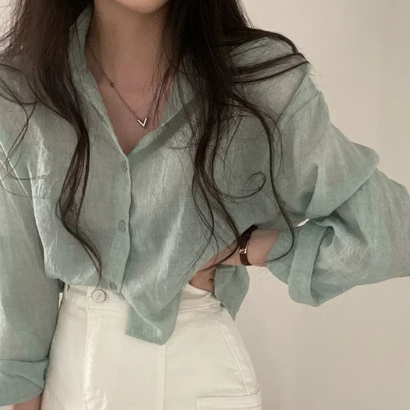 Casual Loose-Fit Shirt – Lightweight Chic