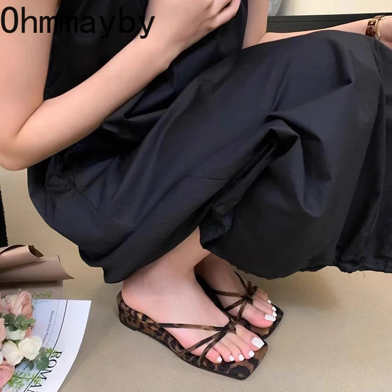 Women’s Wedge Heel Sandals – Stylish Clip-Toe Slide Shoes