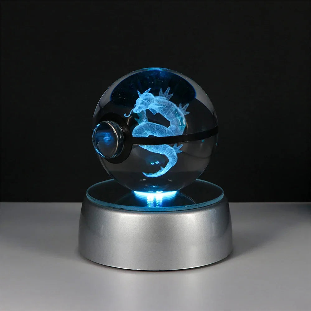 Pokémon LED Crystal PokeBall – Legendary Night Light Edition