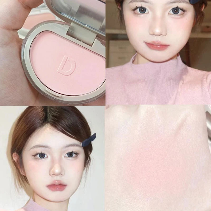 DaimAnpu Monochrome Honey Powder Blusher – High Gloss, Natural Brightening, Rouge & Setting Powder Cream