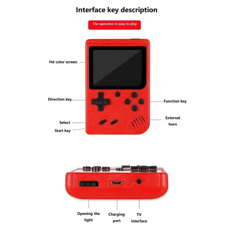 Retro Handheld Console for Kids – Hundreds of Classic Games