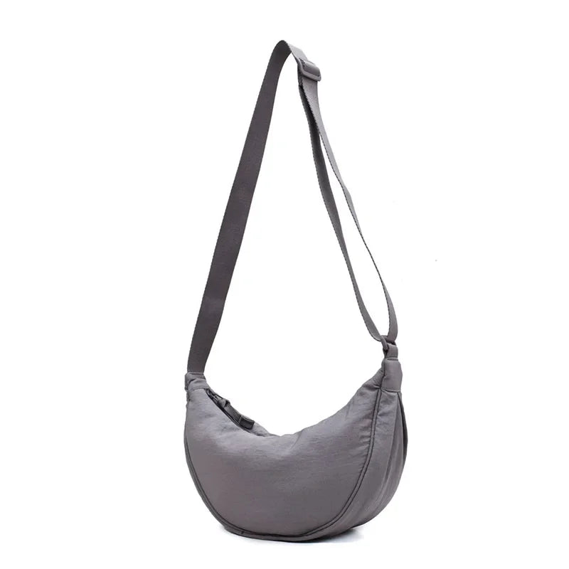 Casual Nylon Hobo Crossbody Bag – Large Capacity Designer-Inspired Tote