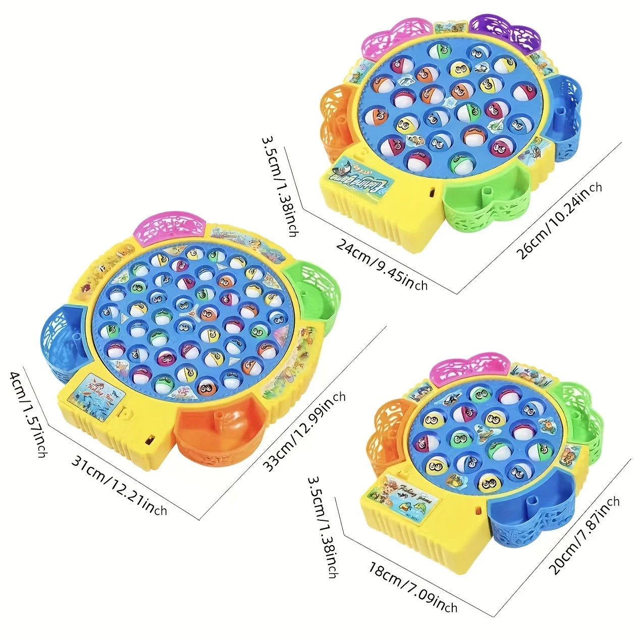 Interactive Fishing Game Toy with Music and Motion