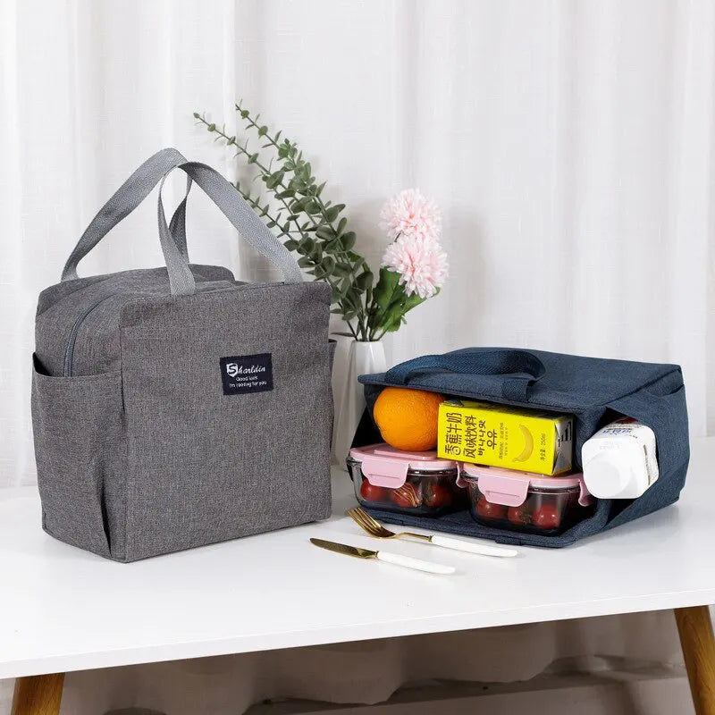Large Capacity Portable Cooler Bag – Oxford Insulated Thermal Lunch Bag