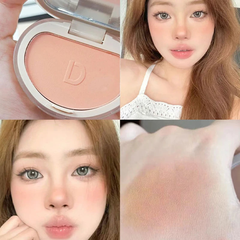 DaimAnpu Monochrome Honey Powder Blusher – High Gloss, Natural Brightening, Rouge & Setting Powder Cream
