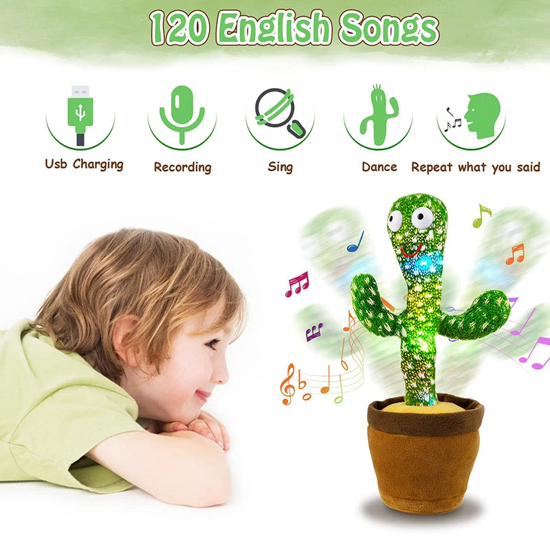 Dancing and Talking Cactus Toy