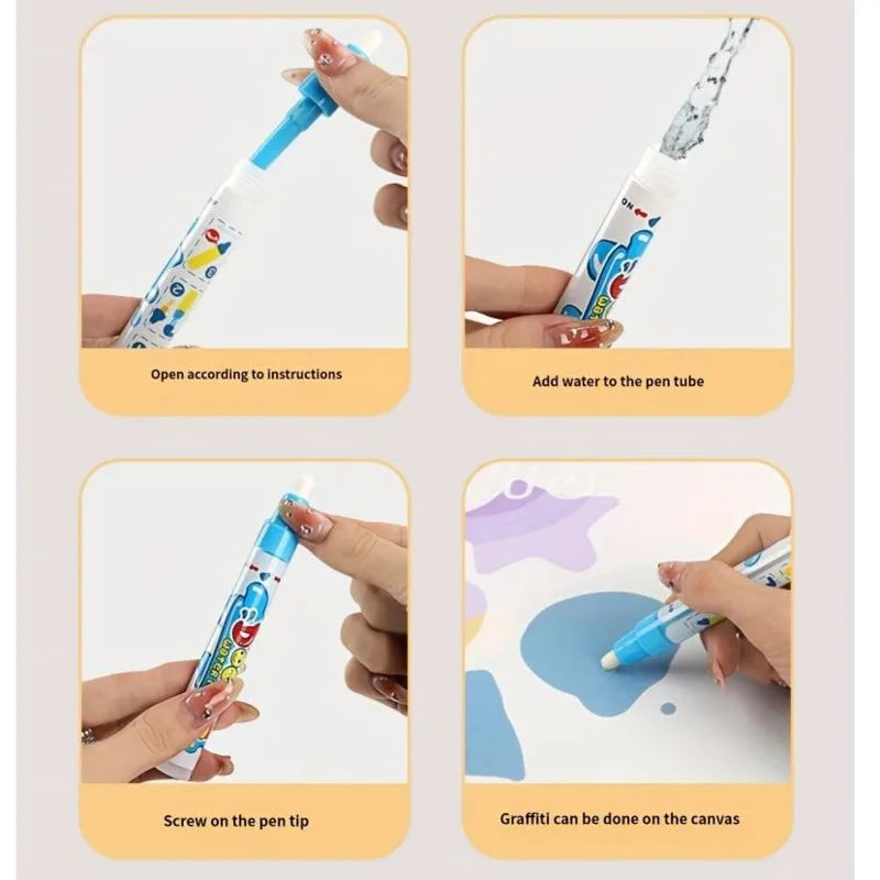 Magic Water Drawing Mat With Reusable Magic Pens 100x80CM