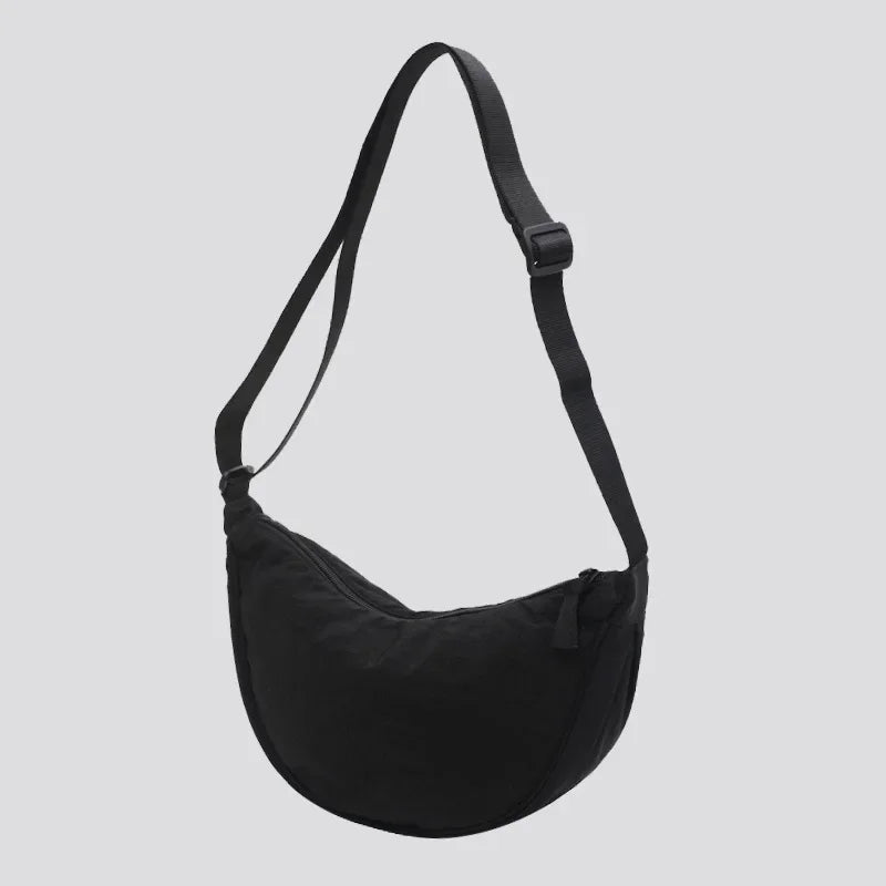Casual Nylon Hobo Crossbody Bag – Large Capacity Designer-Inspired Tote