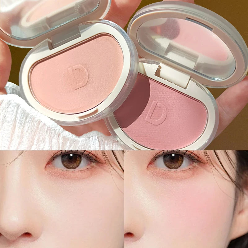 DaimAnpu Monochrome Honey Powder Blusher – High Gloss, Natural Brightening, Rouge & Setting Powder Cream