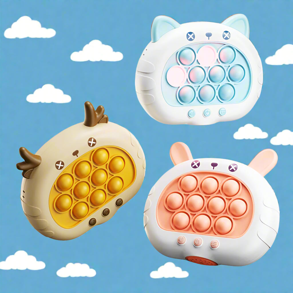 Electronic Pop Quick Push Bubbles Game Machine